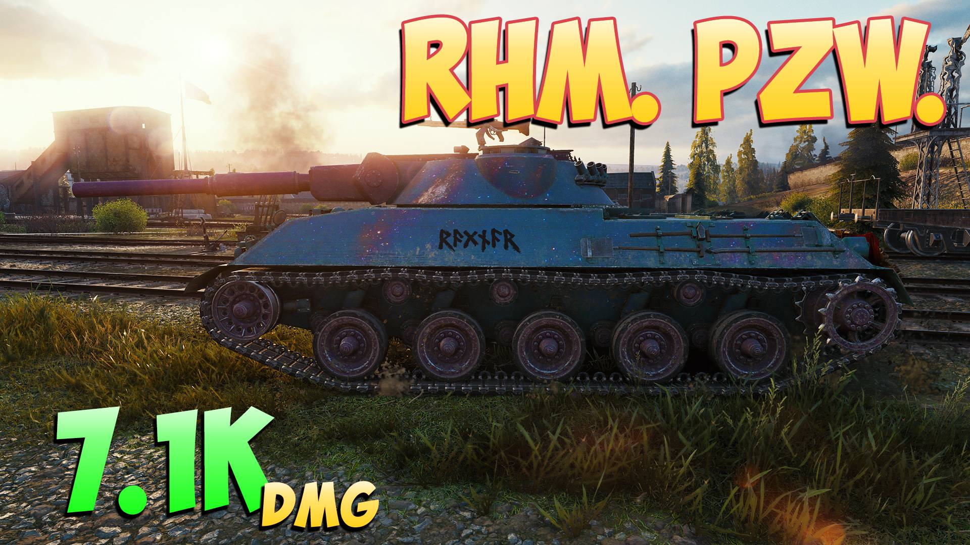 Rhm. Pzw. - 4 Фрагов 7.1K Урона - Шустрый! - Мир Танков