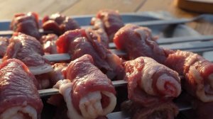 ШАШЛЫК из ГОВЯДИНЫ с КУРДЮКОМ. ENG SUB