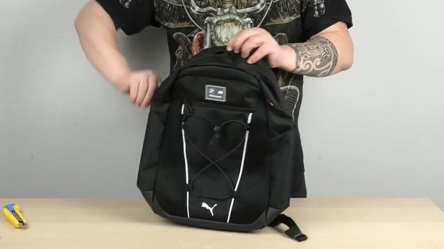 Розпаковка Puma BMW MMS Backpack 91245-01 Black смотреть онлайн