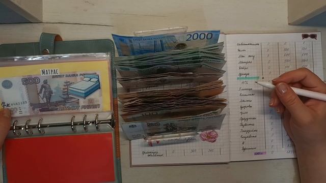 Первое распределение денег по конвертам // МАЙ #1 // 33700р