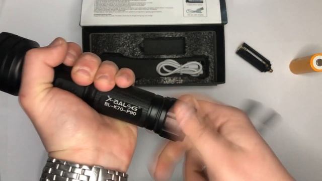 Ліхтарик ручний тактичний Bailong BL-K70-P90