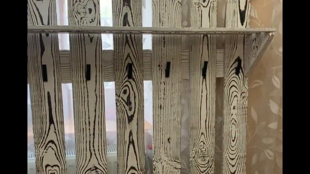 Реставрация советской тумбочки и изготовление вешалк