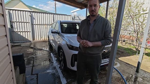 Тест химии Platinum Knight (воск и антидождь)