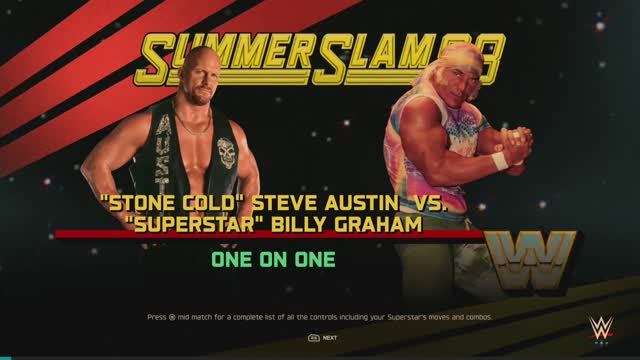 WWE 2K25 PC 09 "STONE COLD" STEVE AUSTIN Vs "SUPERSTAR" BILLY GRAHAM