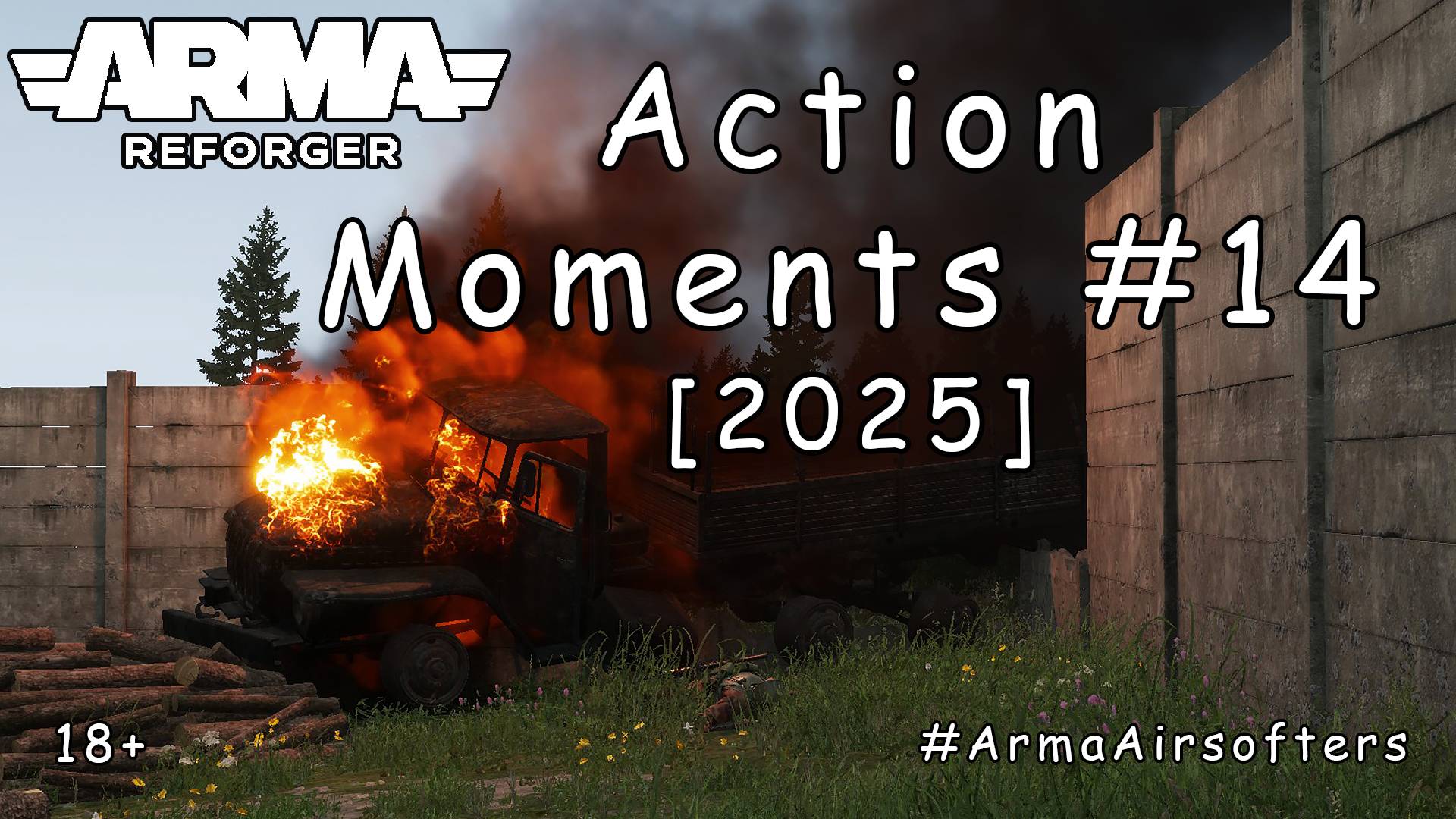 ARMA Reforger - Зрелищные моменты #14 - Набутыленный вертолет [2025] смотреть онлайн