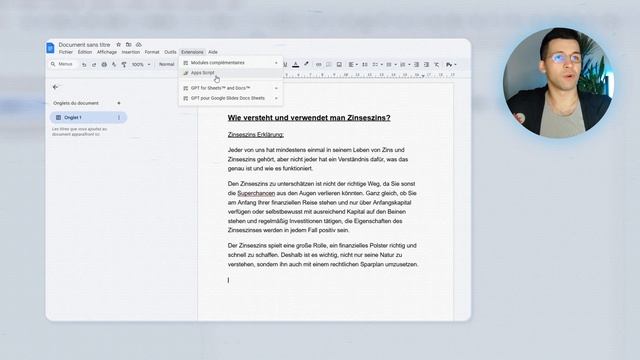 GPT для DOCS: Как мгновенно переводить тексты в Google Docs!