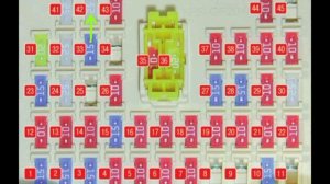 Блок предохранителей Хëндай Солярис | Монтажный блок H