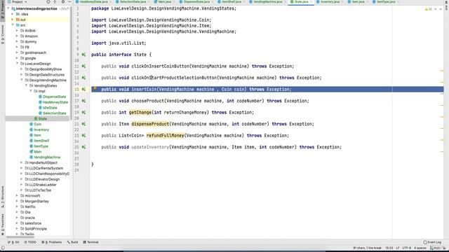 16. State Design Pattern using Vending Machine Example смотреть онлайн
