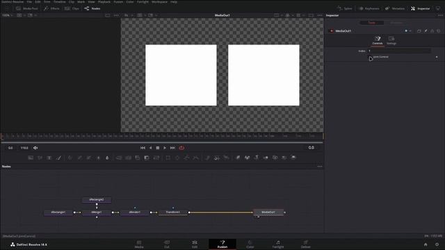 Как задать дополнительные значения нодам во вкладке [Fusion] в Davinci Resolve смотреть онлайн