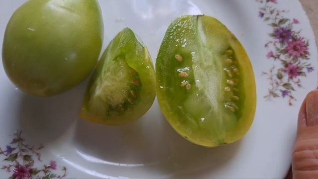 Томат "Зелёная зебра". Экзотический смотреть онлайн