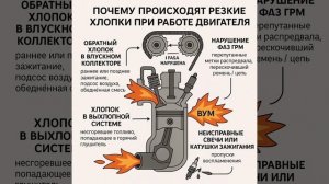 Вот почему происходят резкие хлопки при работе двигат