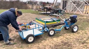 Прицеп для мотоблока Нева МБ23