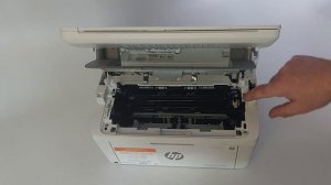 Як дістати картридж із БФП HP LaserJet M140w / M140we / M141a / M141ca / M141