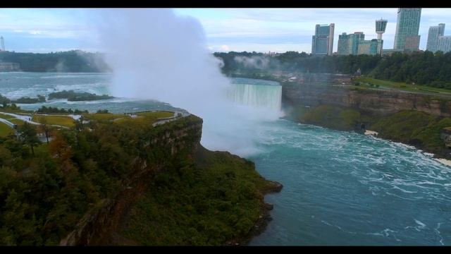 Ниагарский водопад в 4к. Канада, Ниагарский водопад, ко смотреть онлайн