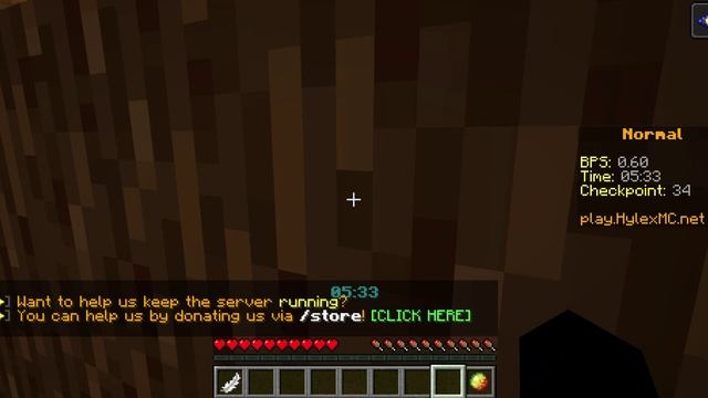 играю в маинкрафт и дошёл в паркур режиме до 50 уровня