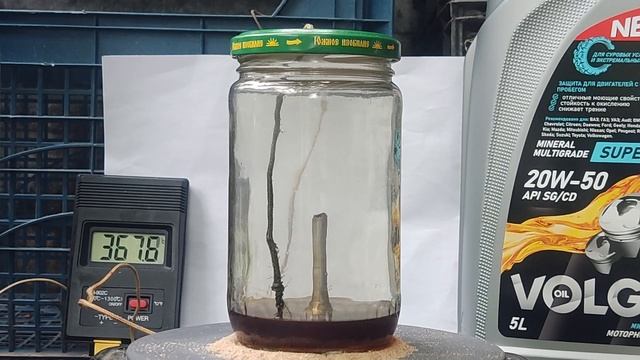 Прожарка 400° VolgaOil Super 20W50 API SG/CD. Сравнение разных партий. смотреть онлайн