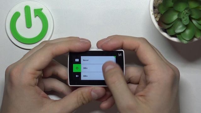 Yi Action 4K Cam | Как настроить автовыключение камеры Yi Action 4K