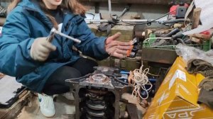 Мотор G4EB Хендай Акцент. Прикручиваем масляный насос, м