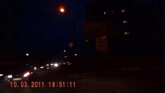 Видеорегистратор, ночь