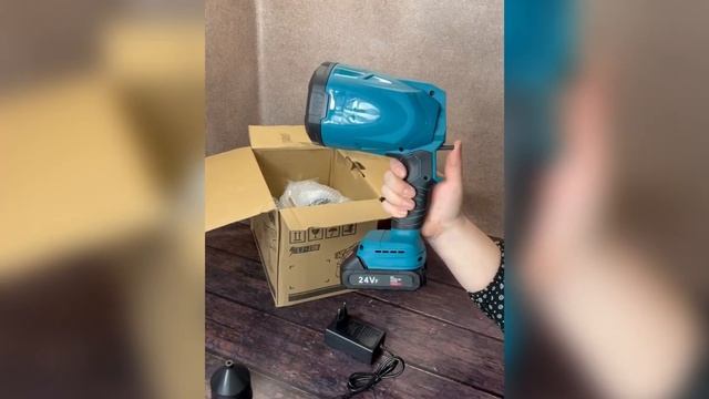 Акумуляторний фарбокопульт 800мл + 2 акумулятори 24V / Пул