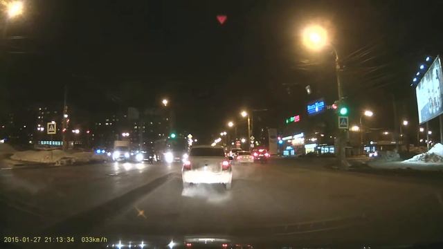 Видеорегистратор BlackVue DR400G-HD II.Запись №1.