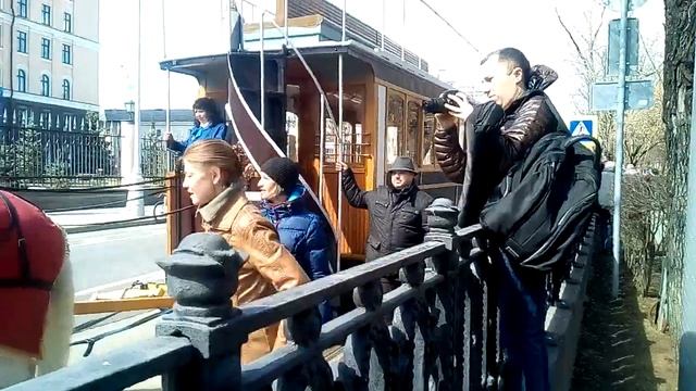Парад трамваев 2018 Чистопрудный бульвар трамвайный ва?