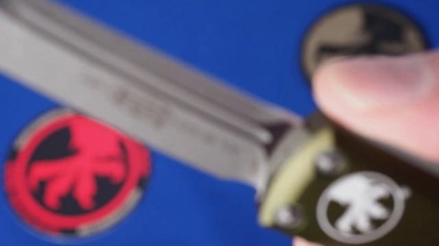 Нож Microtech UTX-85 233-10APOD Tanto Green Stonewash USA смотреть онлайн