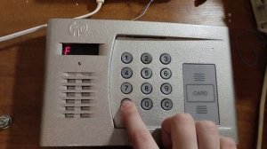 Установка общего кода на домофоне Строймастер БВ-СМД 2