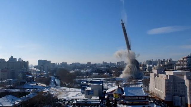 Снос башни в Екатеринбурге смотреть онлайн