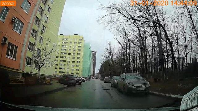 Пример съёмки с видеорегистратора Xiaomi 70 mai смотреть онлайн