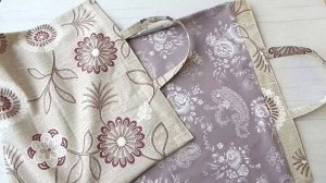 Таким простым методом можно шить много и продавать. Мастер класс как сшить сумку на подкладке.