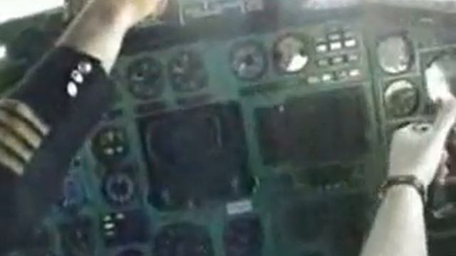 Посадка Ту-154 смотреть онлайн