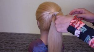 ПРОСТО, БЫСТРО, КРАСИВО!!! ЛЁГКАЯ ПРИЧЁСКА ЗА 5 МИНУТ.