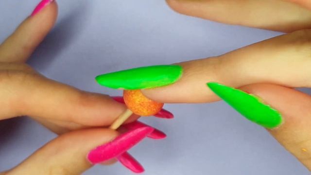 МИНИ ПЕРСИК ✨️ | Миниатюра из полимерной глины | Еда д? смотреть онлайн