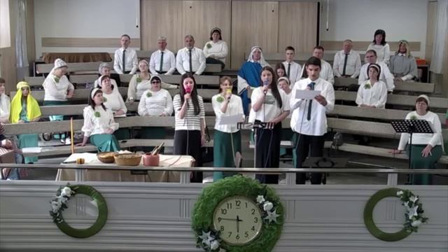 "Вера в Христа- путь в небеса" - пение