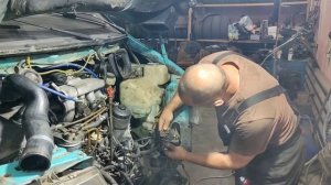 Мерседес Вито 2,3TDI. Застучал двигатель и кап ремонт 6 часть