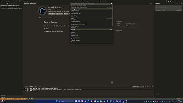 Cursor AI - как изменить тему оформления смотреть онлайн