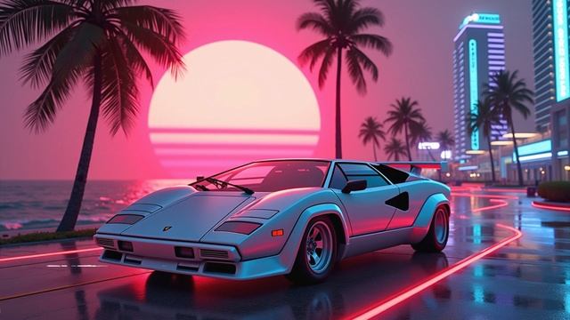 Miami Ocean Drive 1989 – Synthwave Farewell To Miami