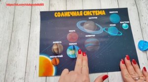 Аппликация из бумаги Солнечная система поделка своим?