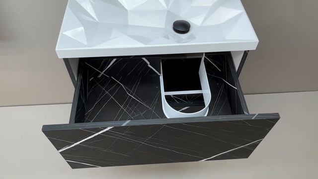 Водоустойчив PVC шкаф - Diamante 60 Noir White смотреть онлайн