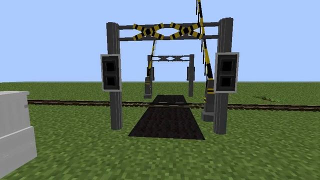 Поезда в майнкрафт. Сапсан на жд переезде