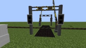 Поезда в майнкрафт. Сапсан на жд переезде