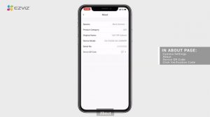 Где найти проверочный код устройства EZVIZ