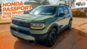 Конкурент Toyota 4Runner и Land Cruiser: обзор 2026 Honda Passport Trailsport Elite Blackout