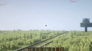 РАБОТАЮ ДЕЖУРНЫМ ПО ЖД ПЕРЕЕЗДУ В МАНЙКРАФТ! РЕДКИЙ ПОЕЗД ЭР 200!