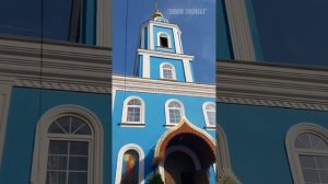 Колокольный звон к вечерней службе, местный звонарь, храм Воздвижения Креста Господня, Кисловодск