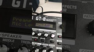 лучшая настройка boss gt 8 hi gain channel и кабсима.