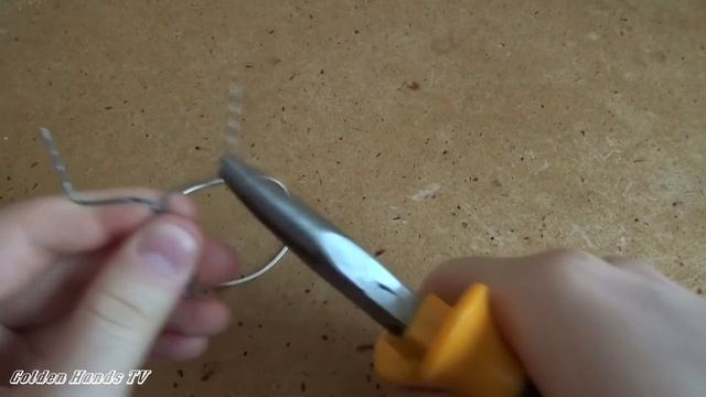Рогатка из скрепки