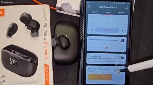 JBL Wave Buds 2  - Оригинал выглядит так!  JBL Pure Bass Sound