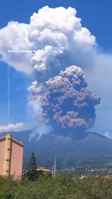 Извержение вулкана Этна 2025 год смотреть онлайн